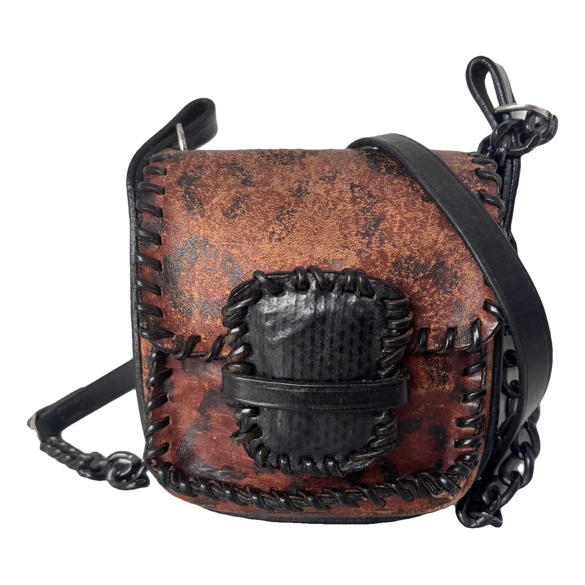 Leather crossbody bag