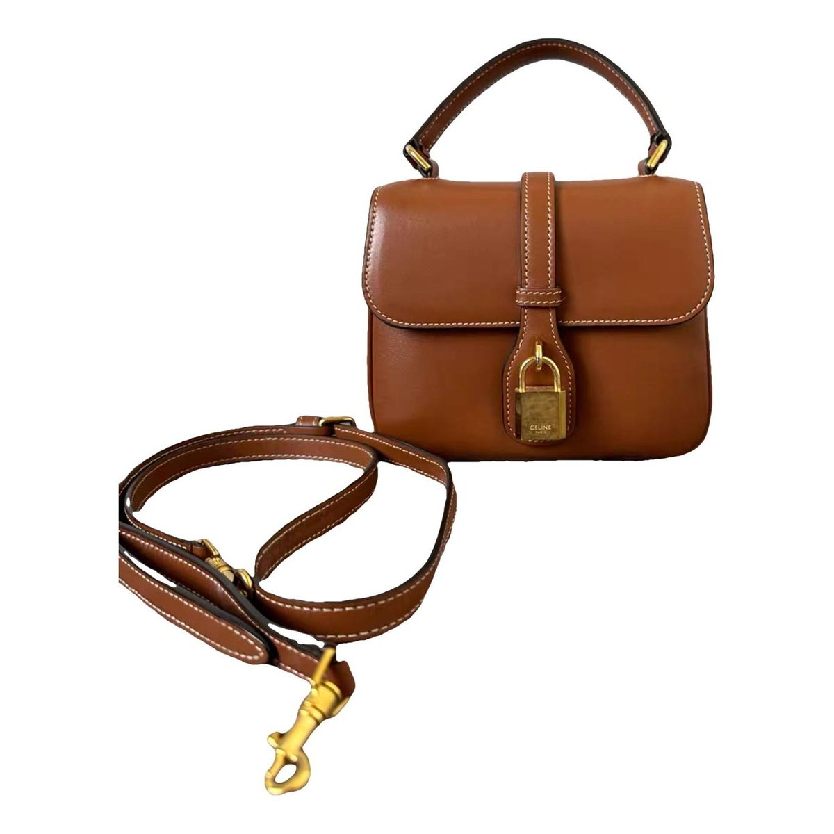 Tabou leather handbag