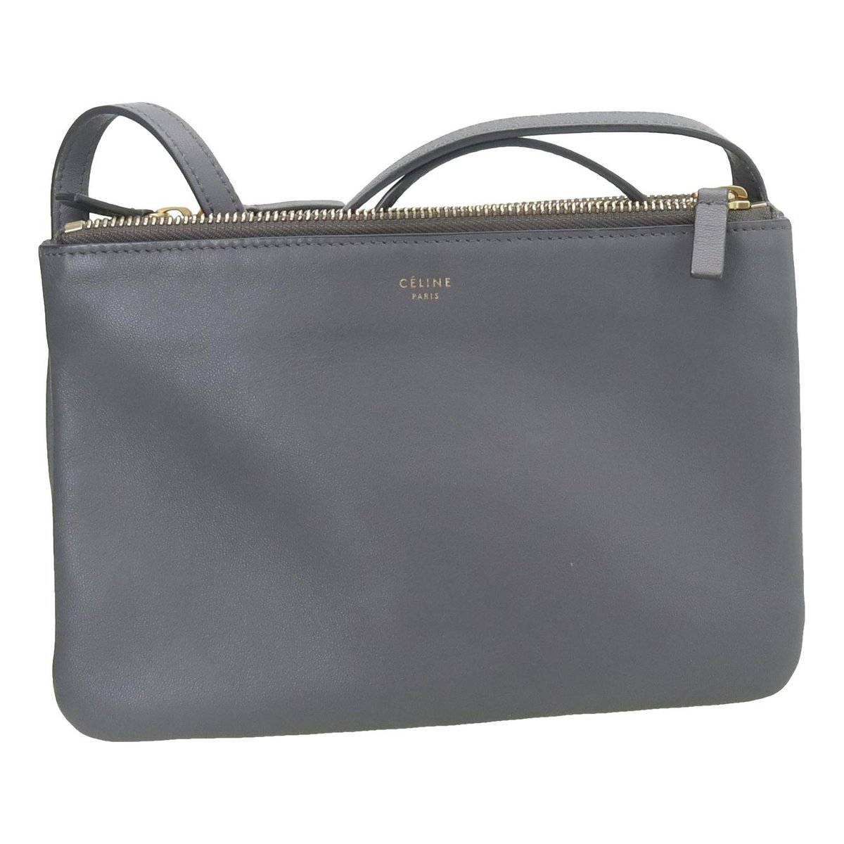 Trio leather crossbody bag