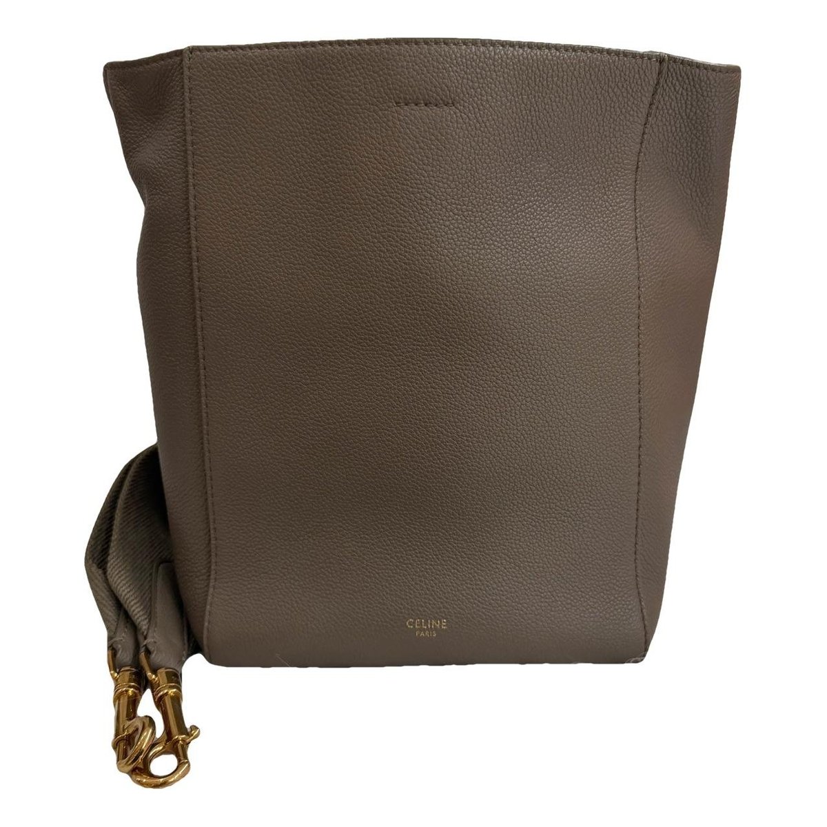 Seau Sangle leather tote