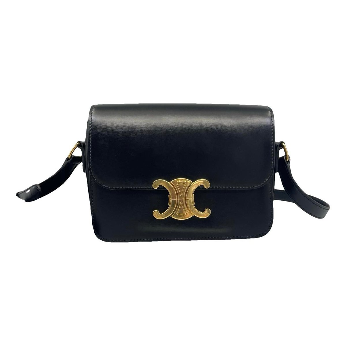 Triomphe leather handbag