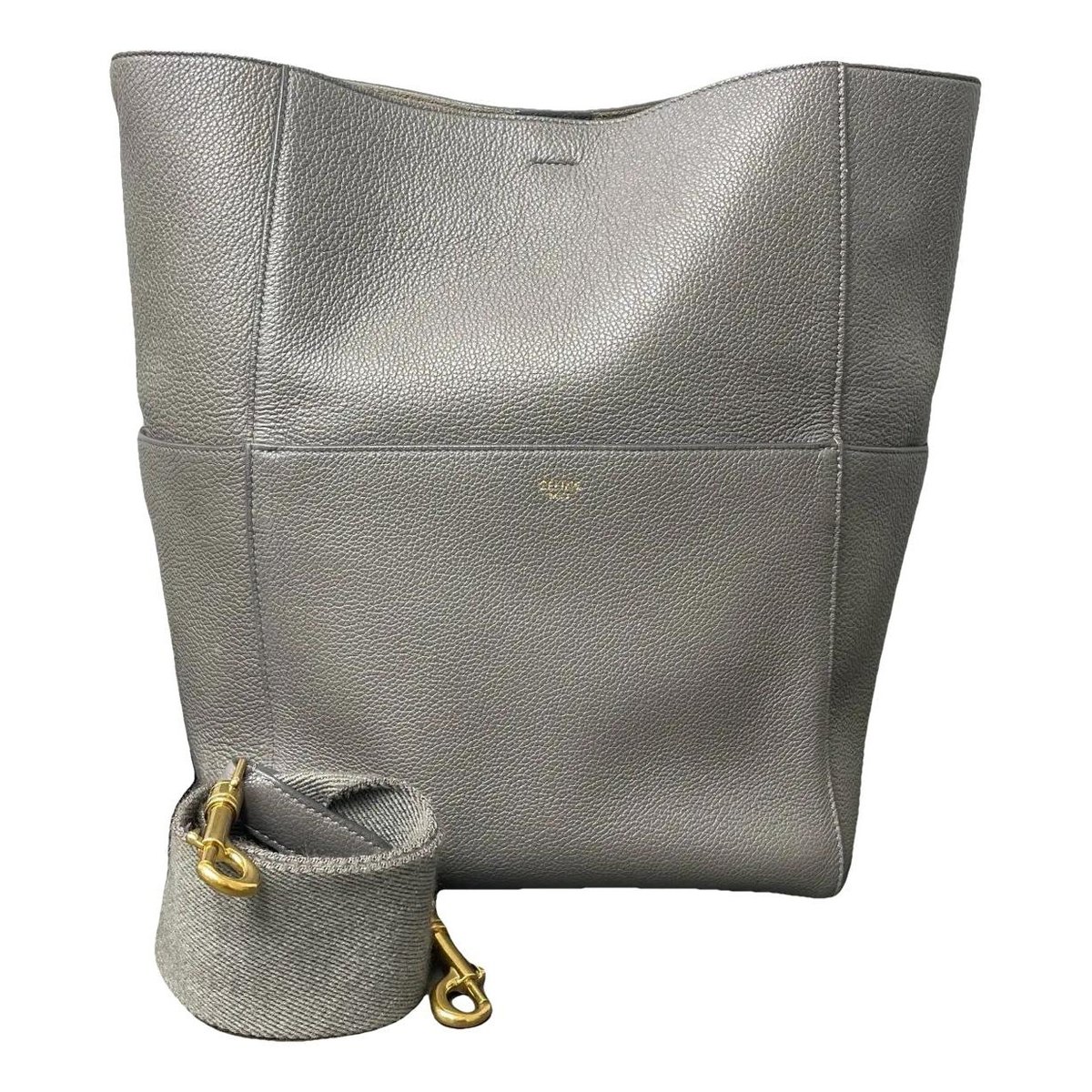 Seau Sangle leather tote