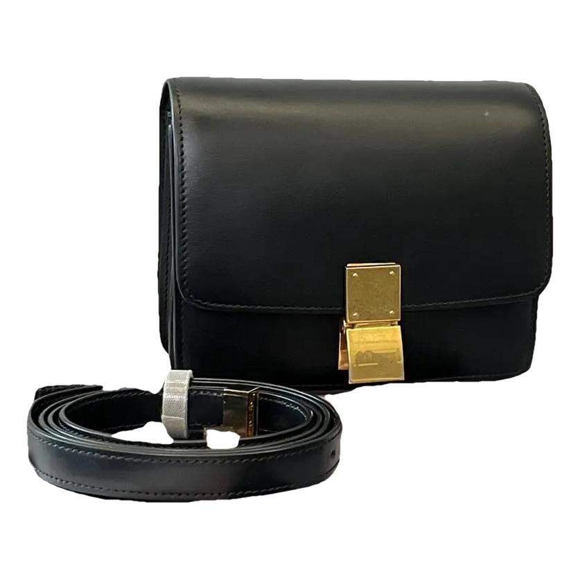 Classic leather crossbody bag