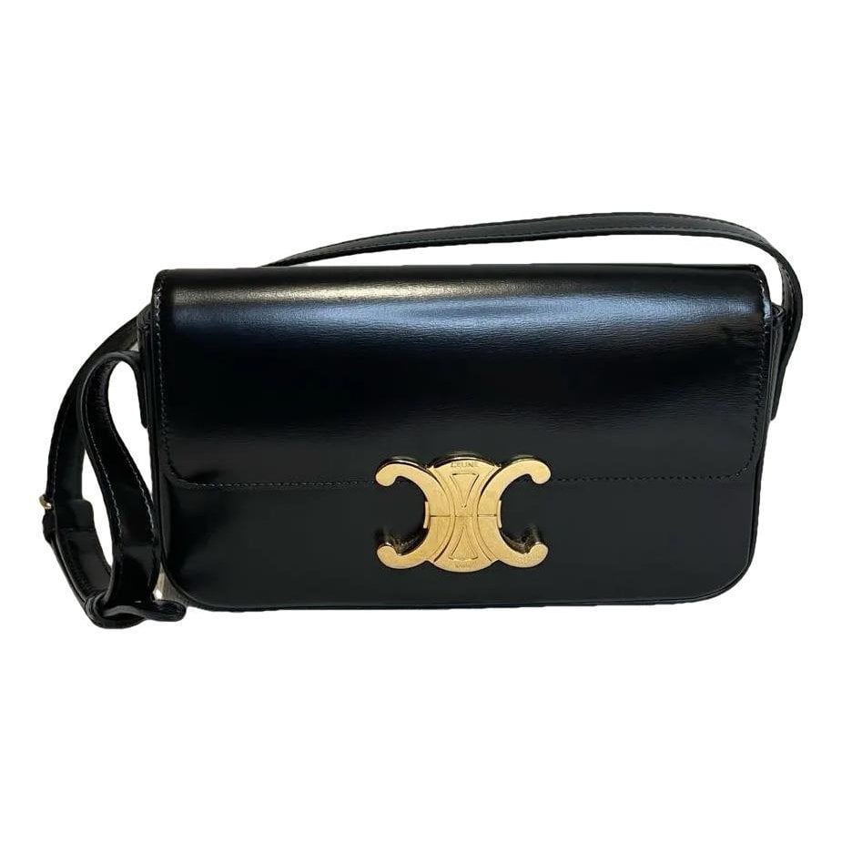 Triomphe Long leather handbag