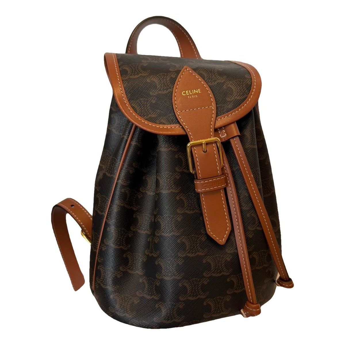 Folco leather backpack