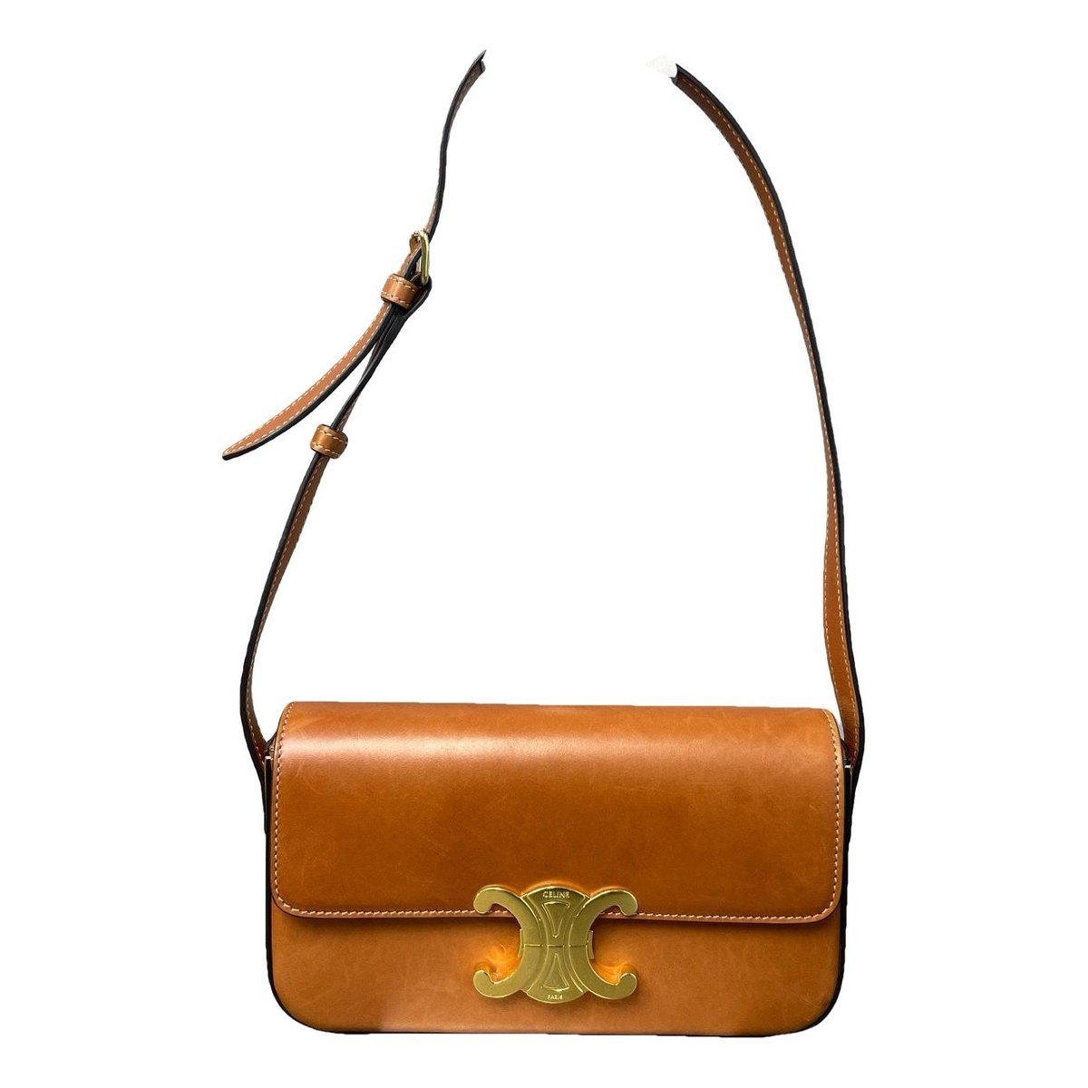 Triomphe Long leather handbag