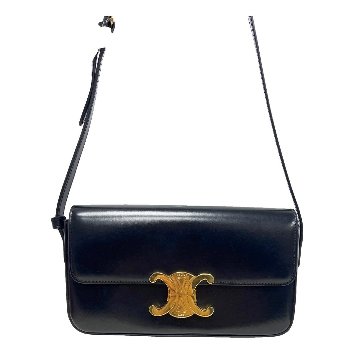 Triomphe Long leather handbag