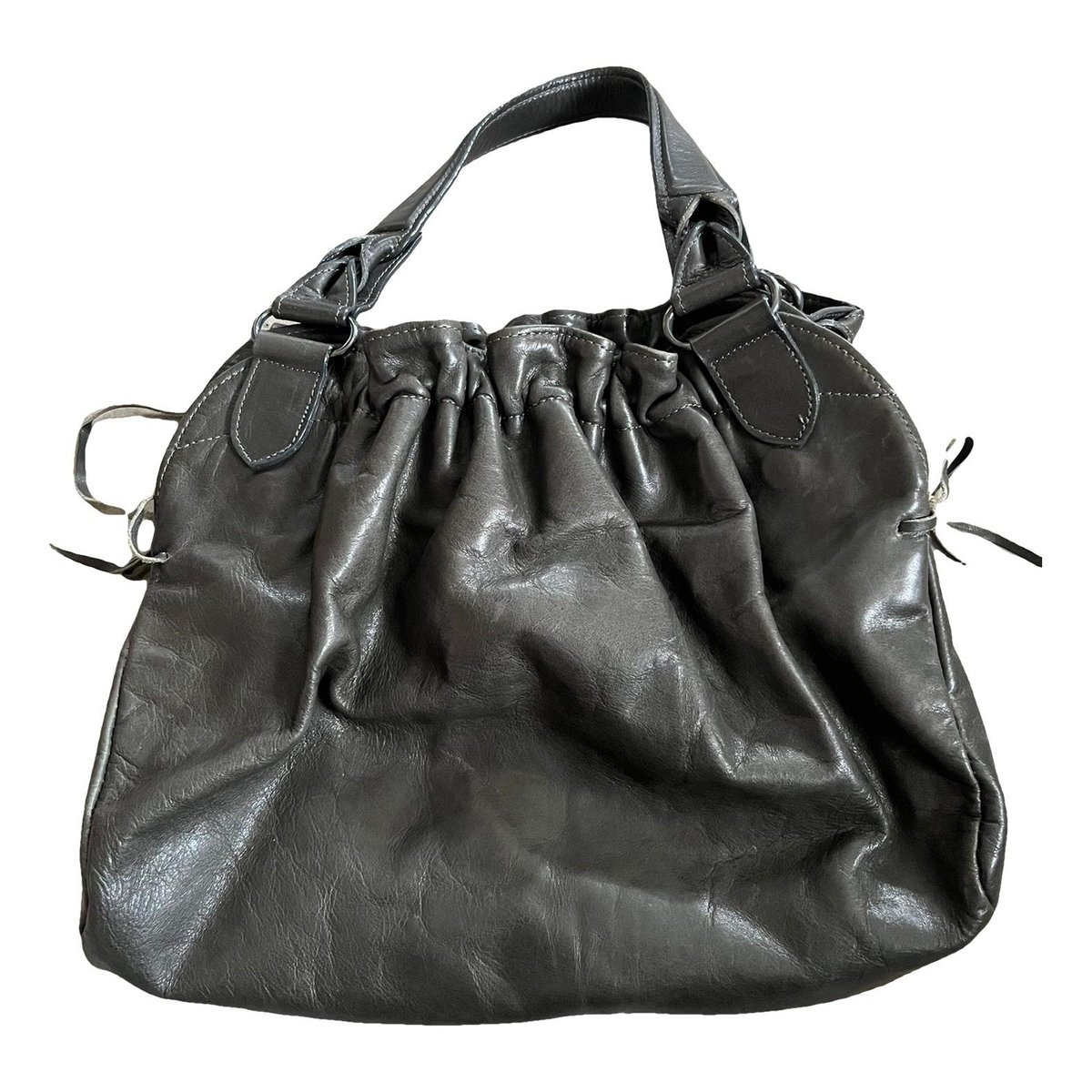 Leather handbag