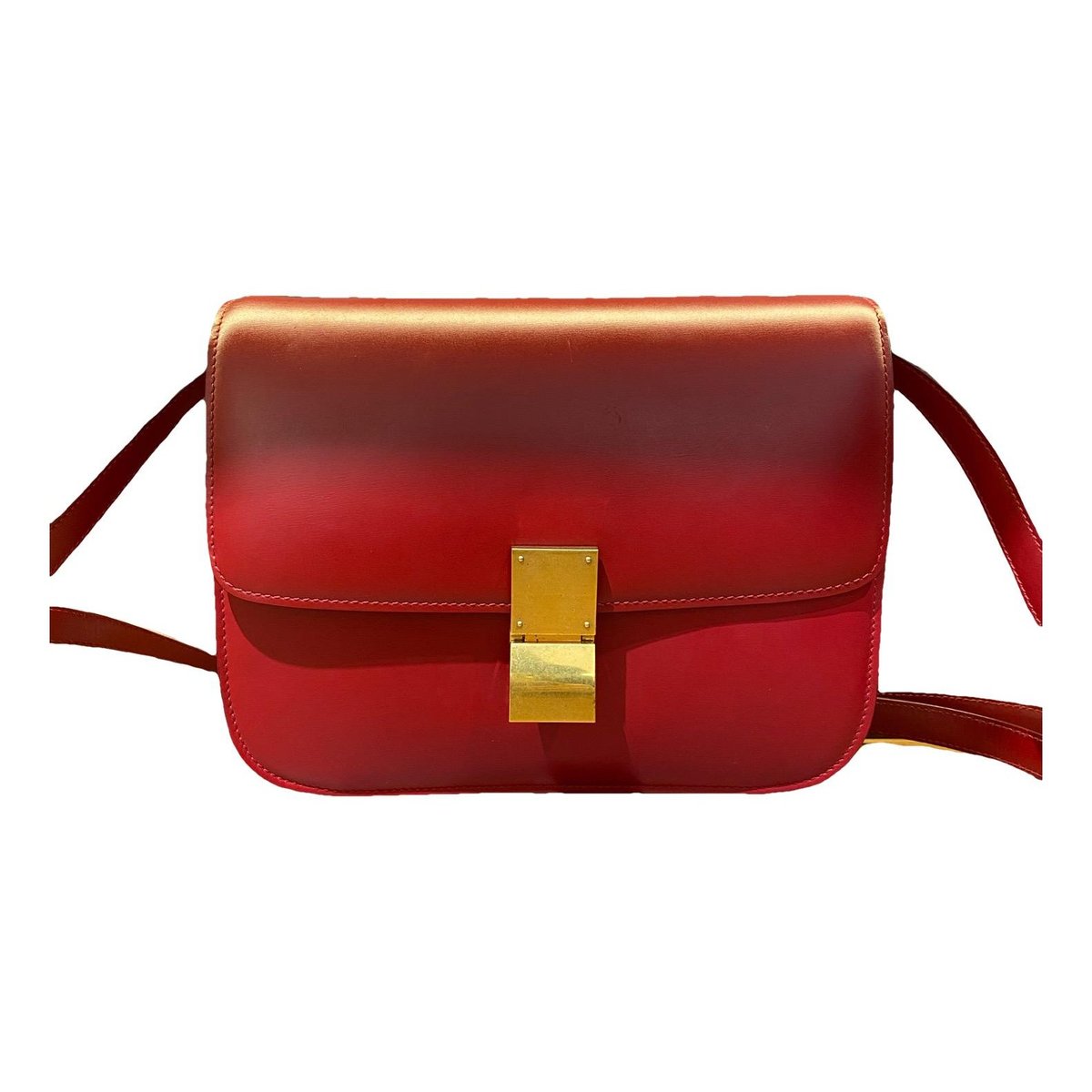 Classic leather crossbody bag