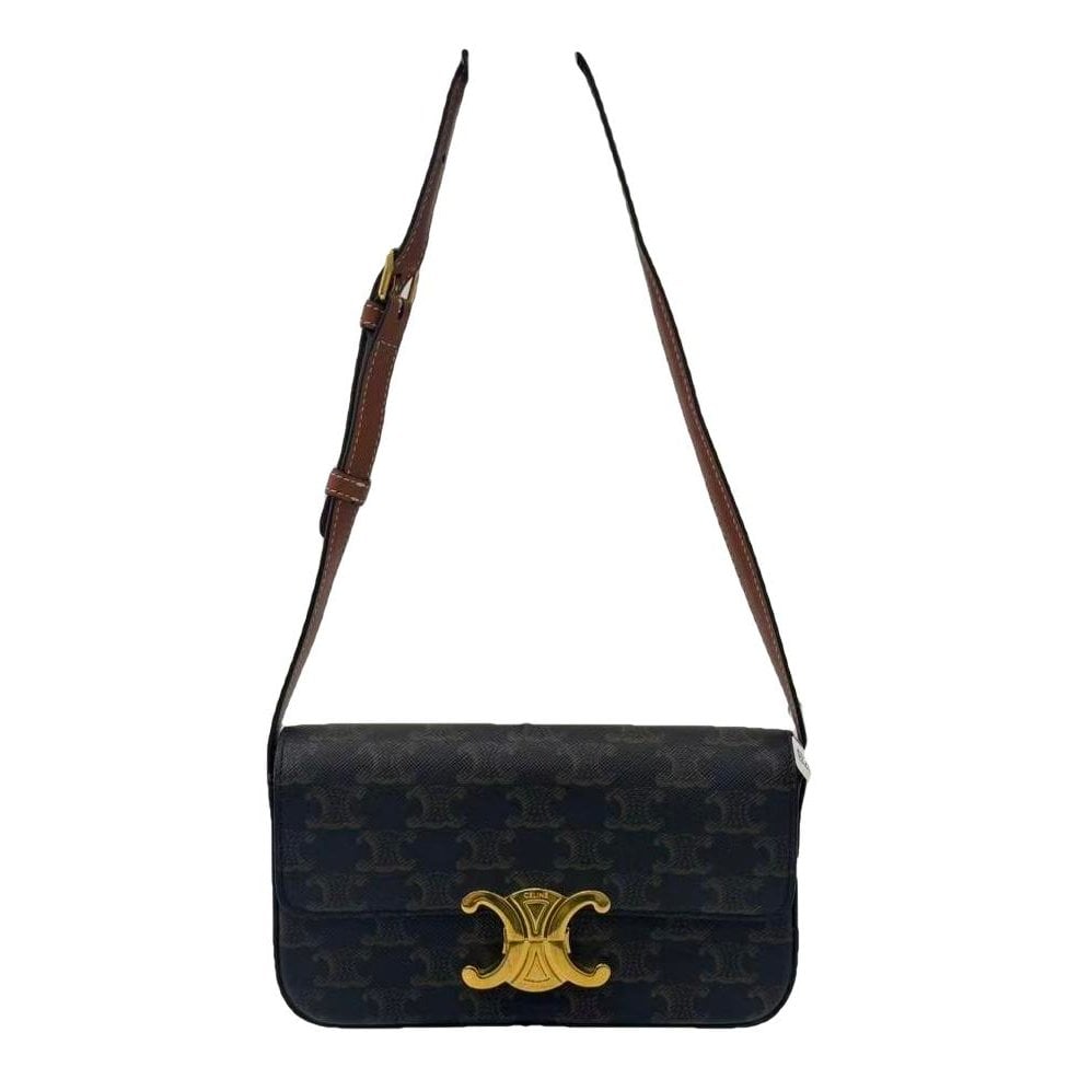Triomphe Long leather handbag