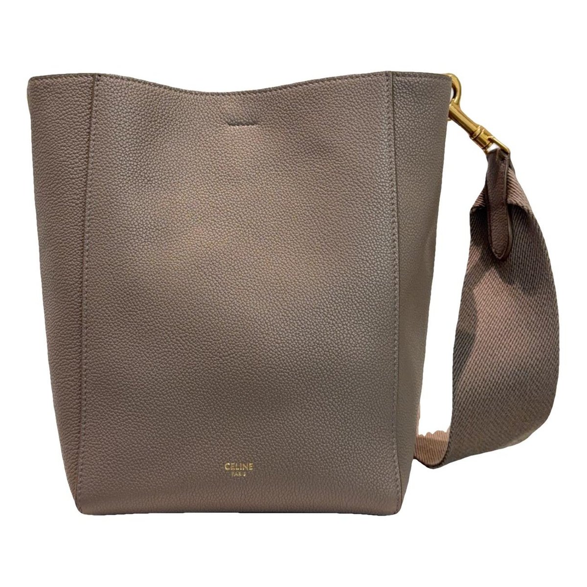 Seau Sangle leather handbag