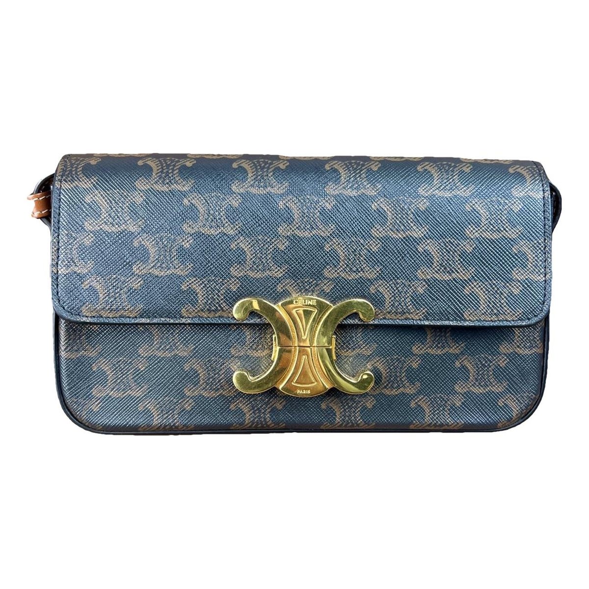 Triomphe leather handbag