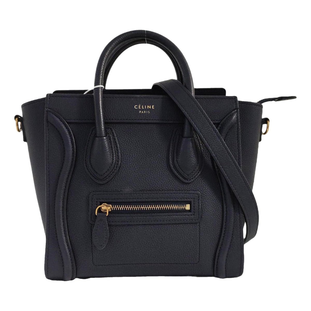 Luggage leather crossbody bag