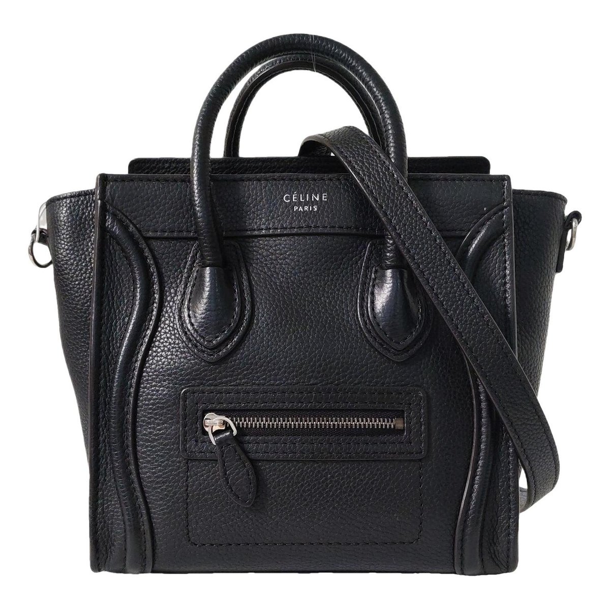 Luggage leather crossbody bag