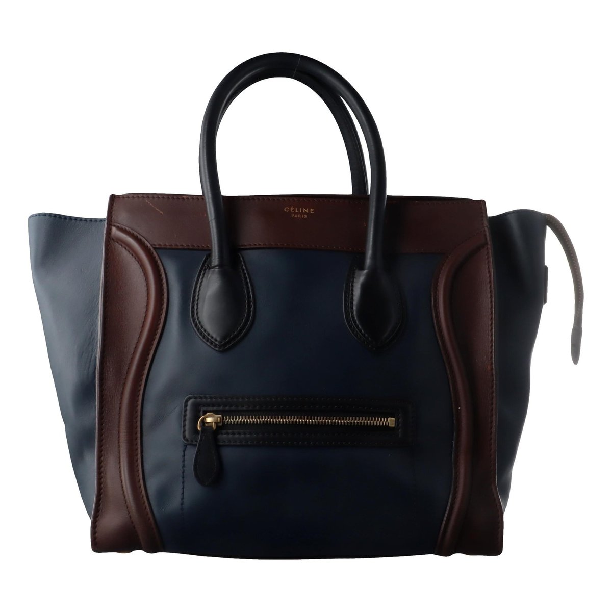 Luggage leather tote