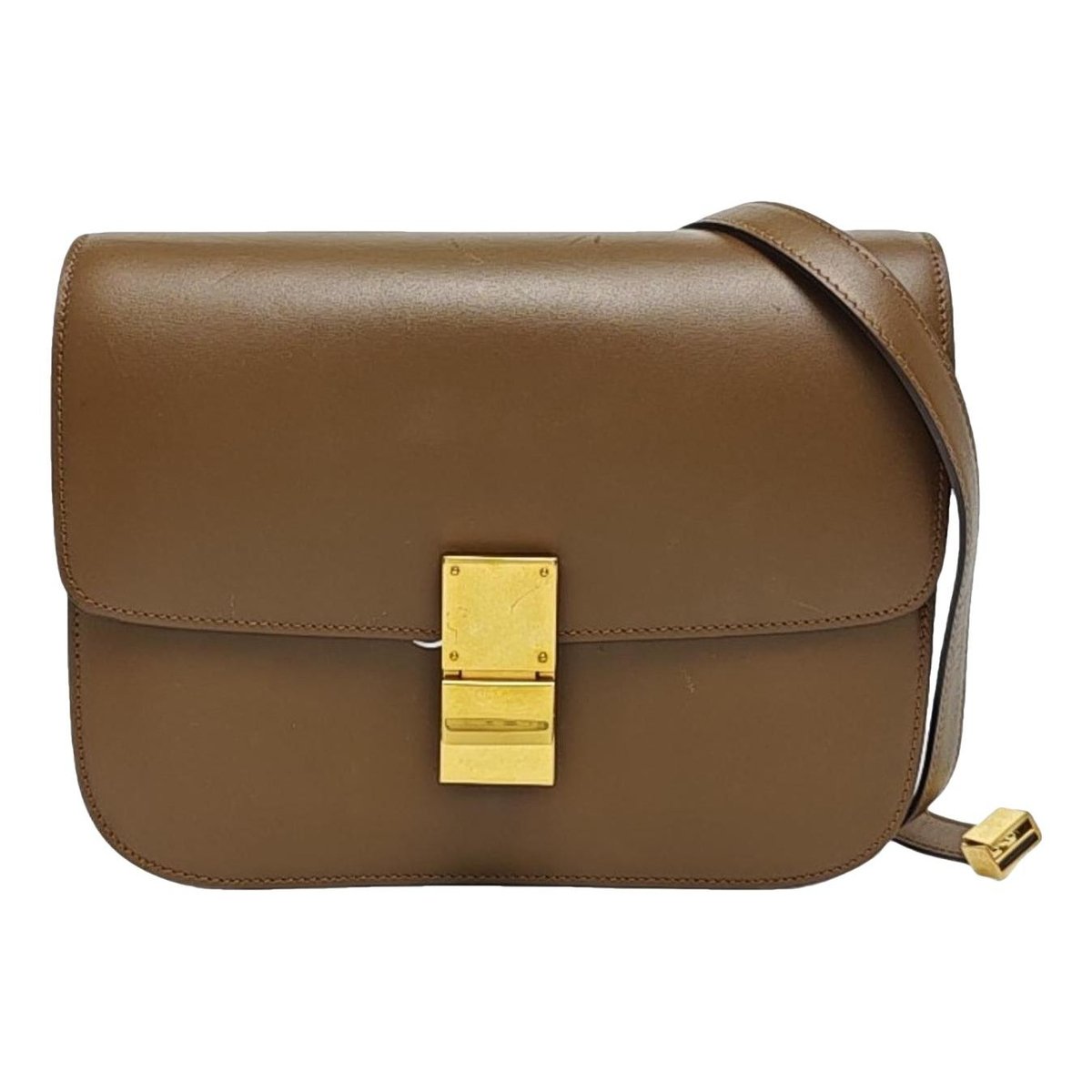 Classic leather crossbody bag