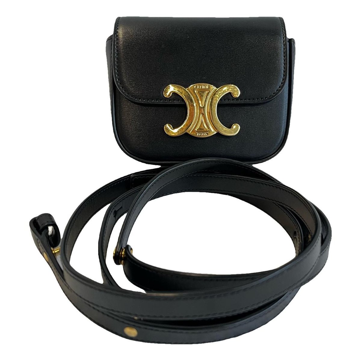 Triomphe leather handbag