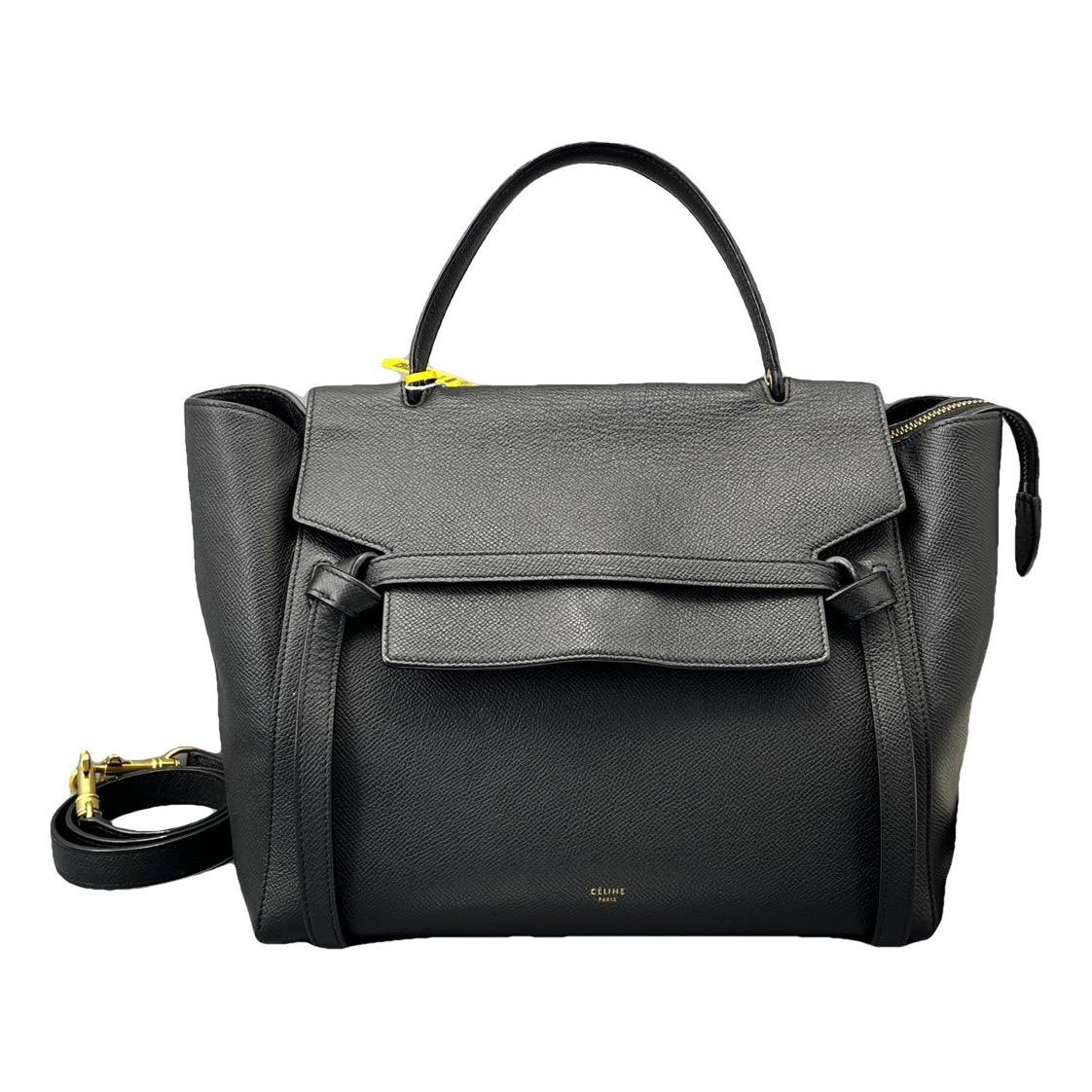 Belt leather handbag