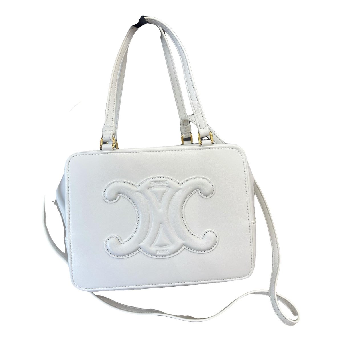 Triomphe leather handbag