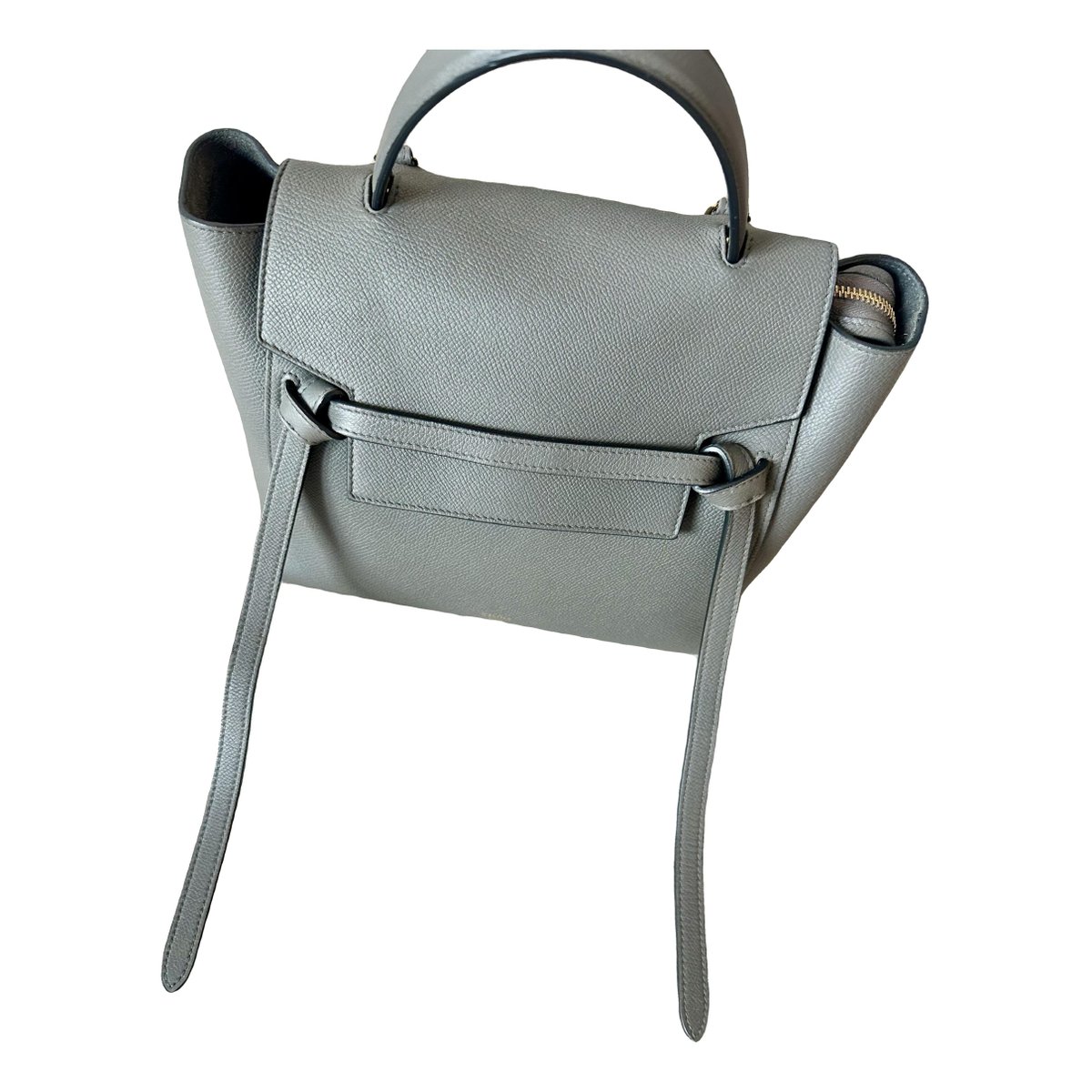 Belt leather handbag