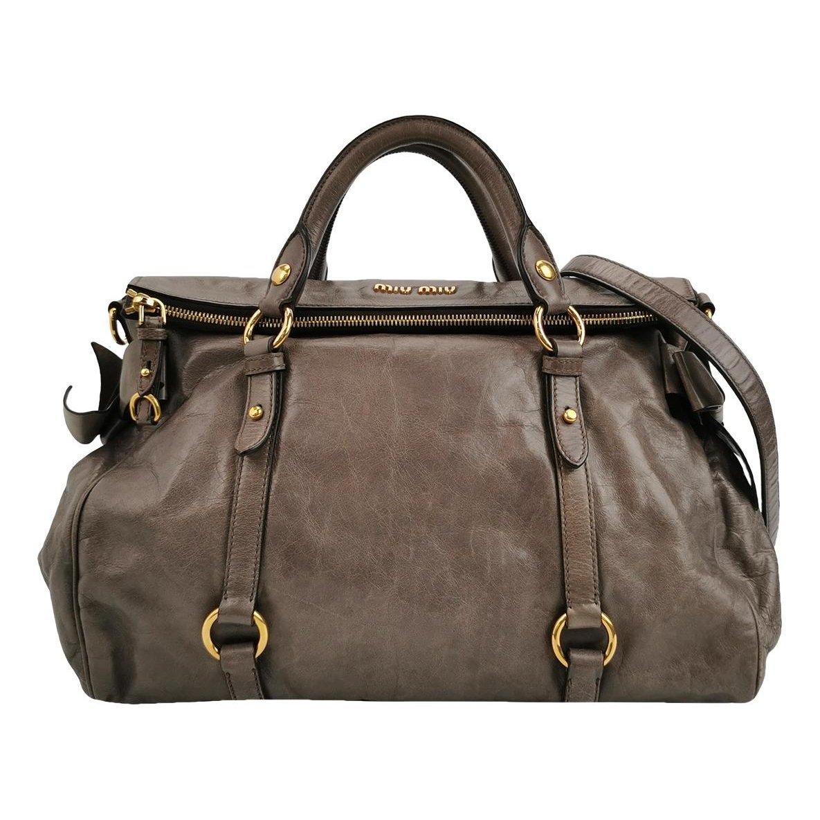 Vitello leather handbag