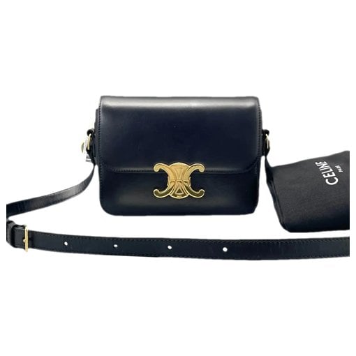 Triomphe leather crossbody bag