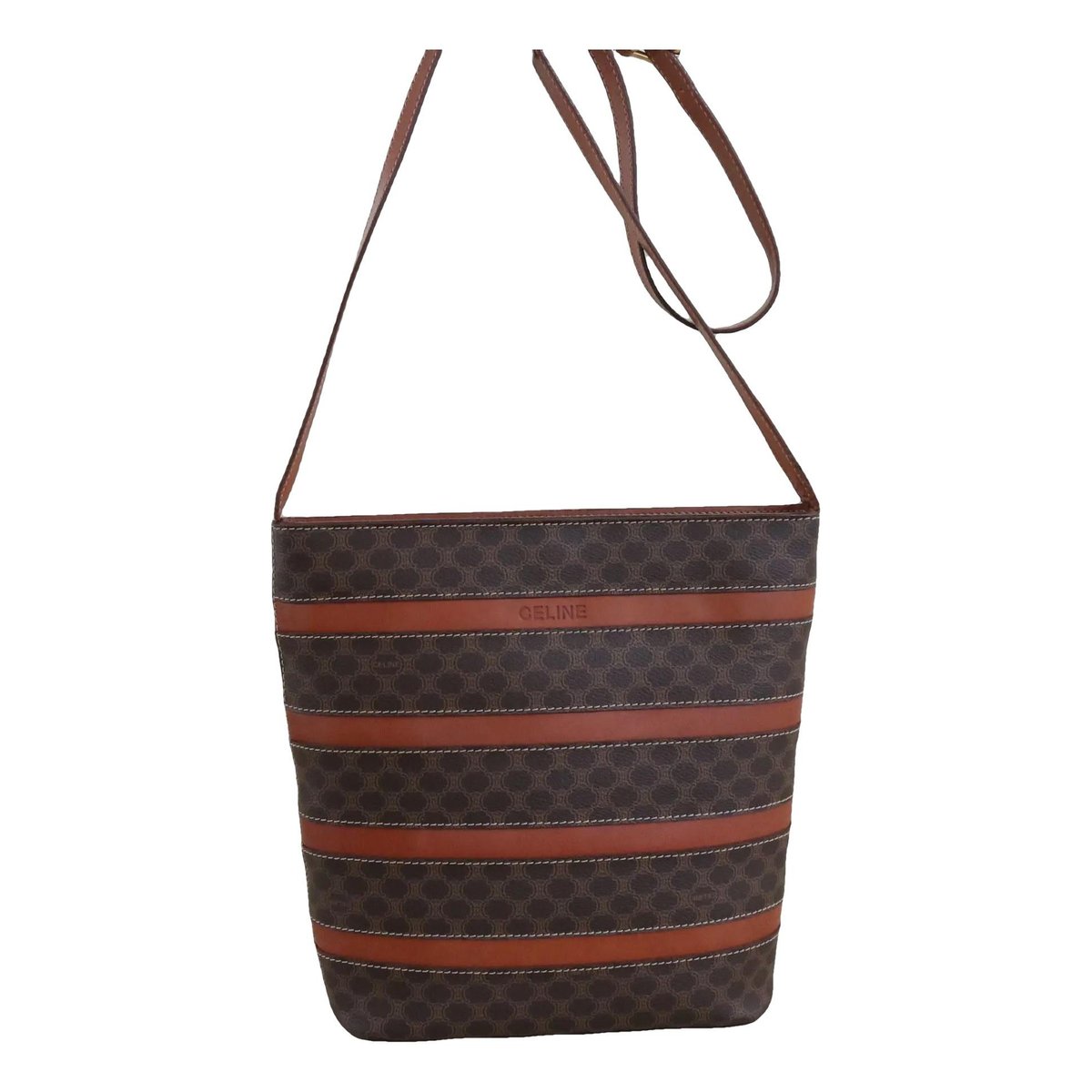SAC SEAU leather crossbody bag