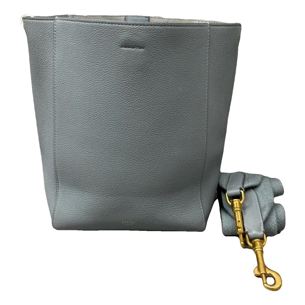 Seau Sangle leather handbag