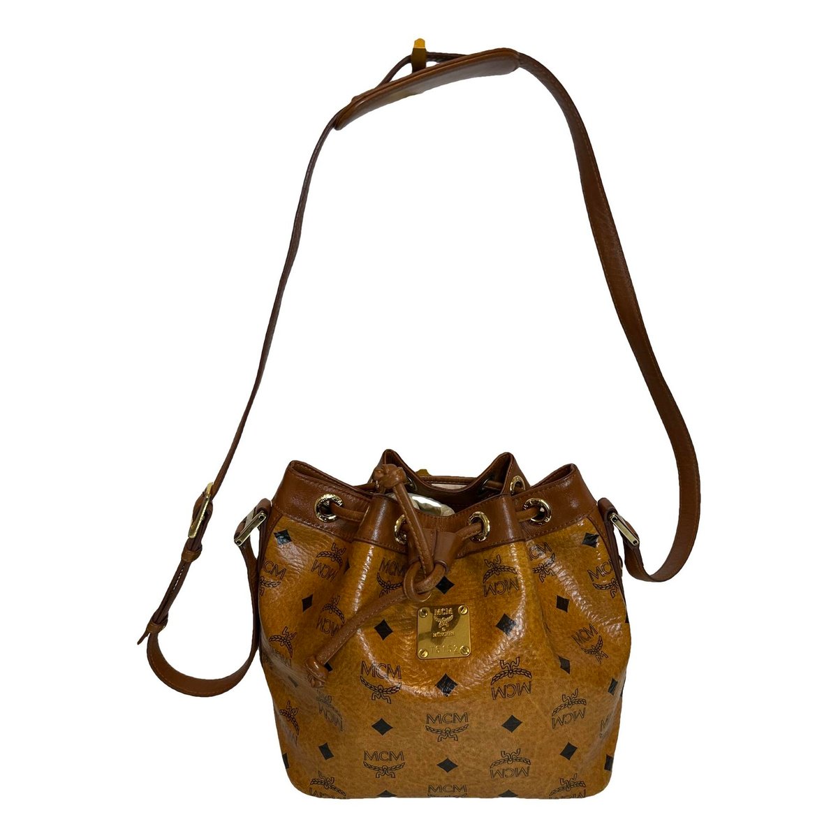 Heritage Drawstring leather crossbody bag