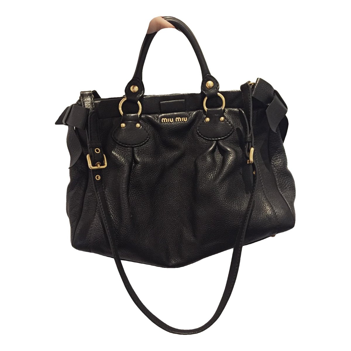 Vitello leather handbag