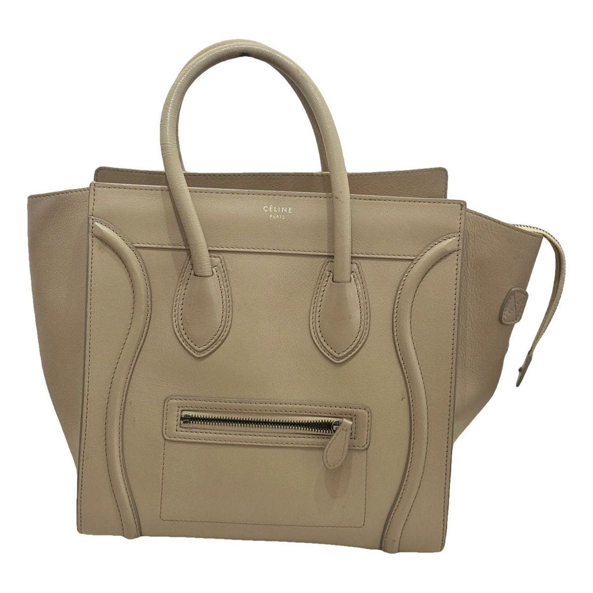 Luggage leather handbag