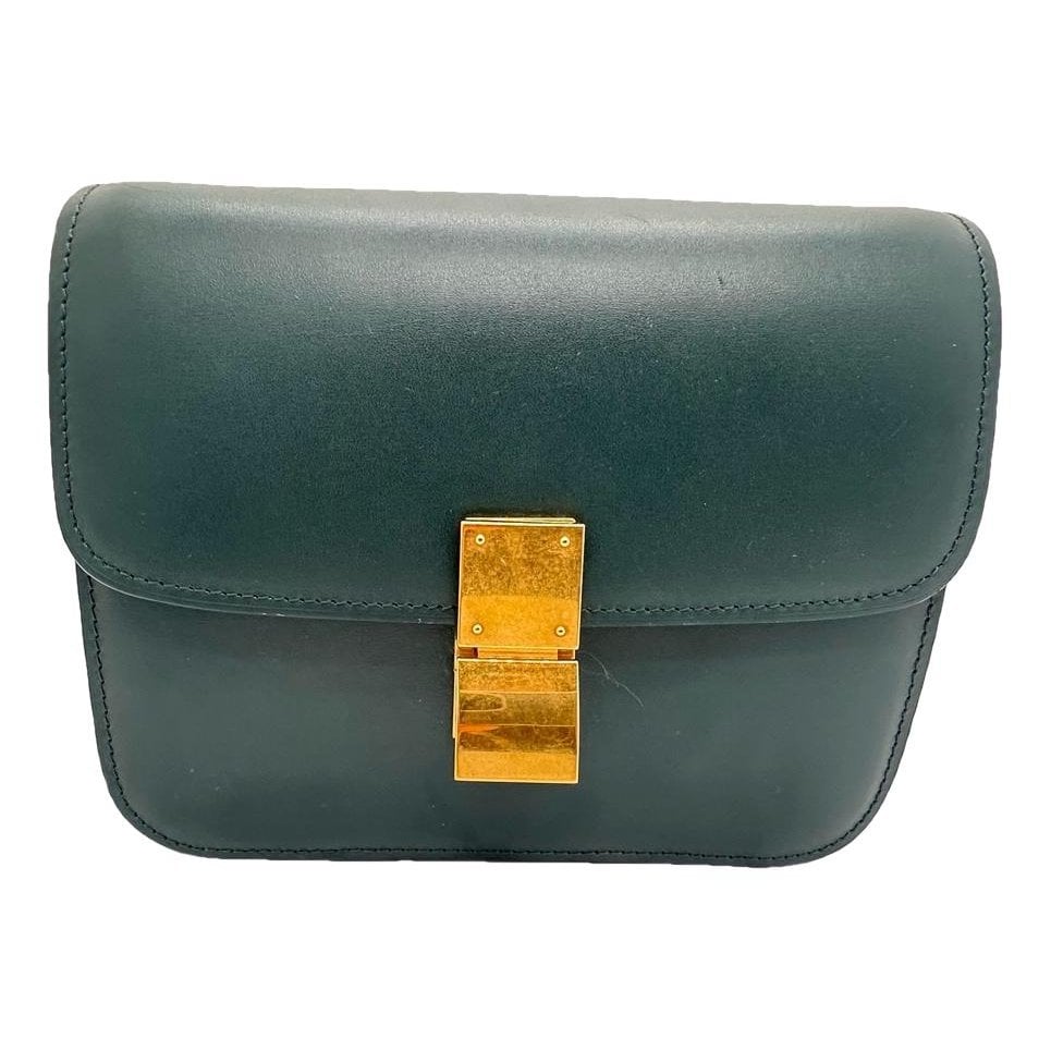 Classic leather crossbody bag