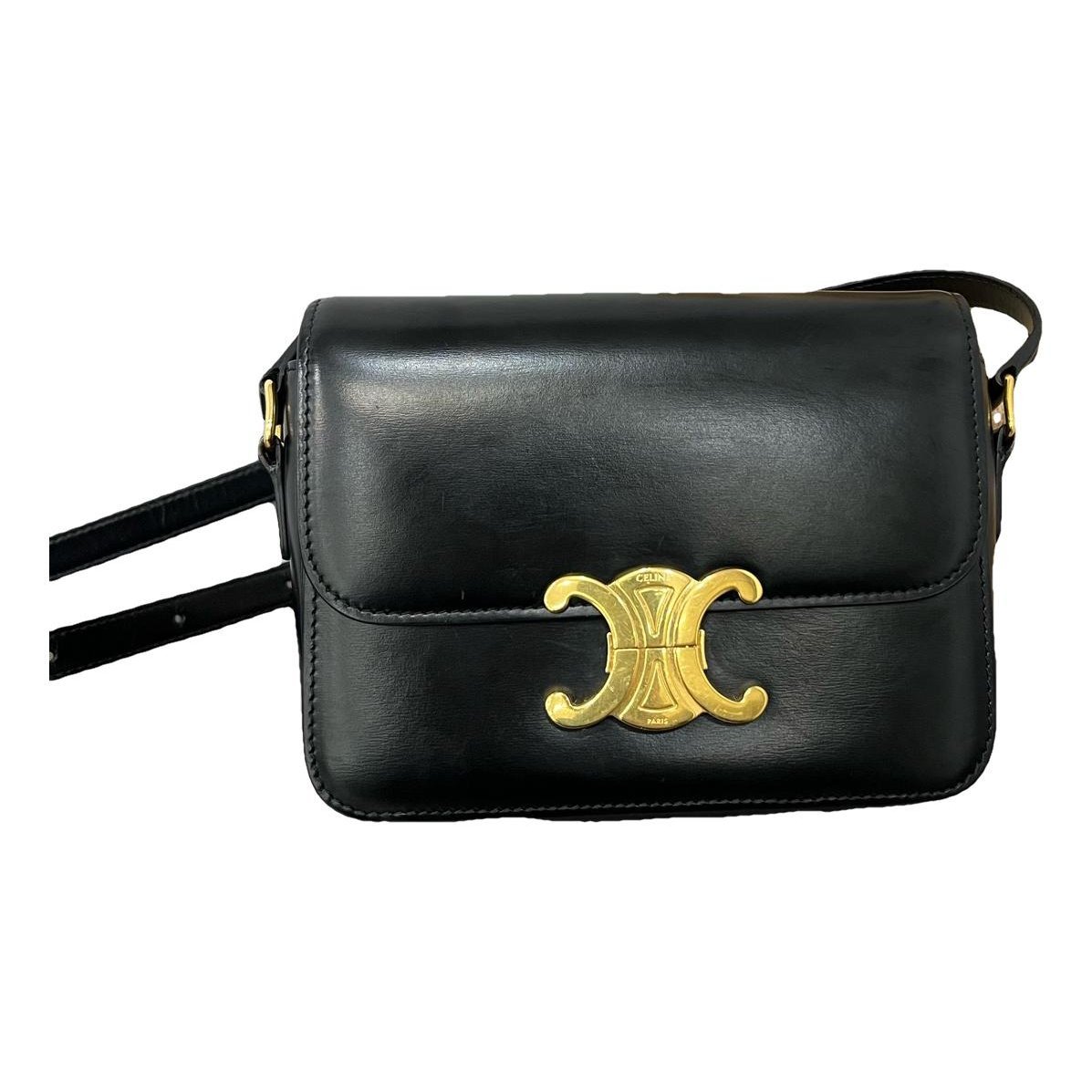 Triomphe leather handbag