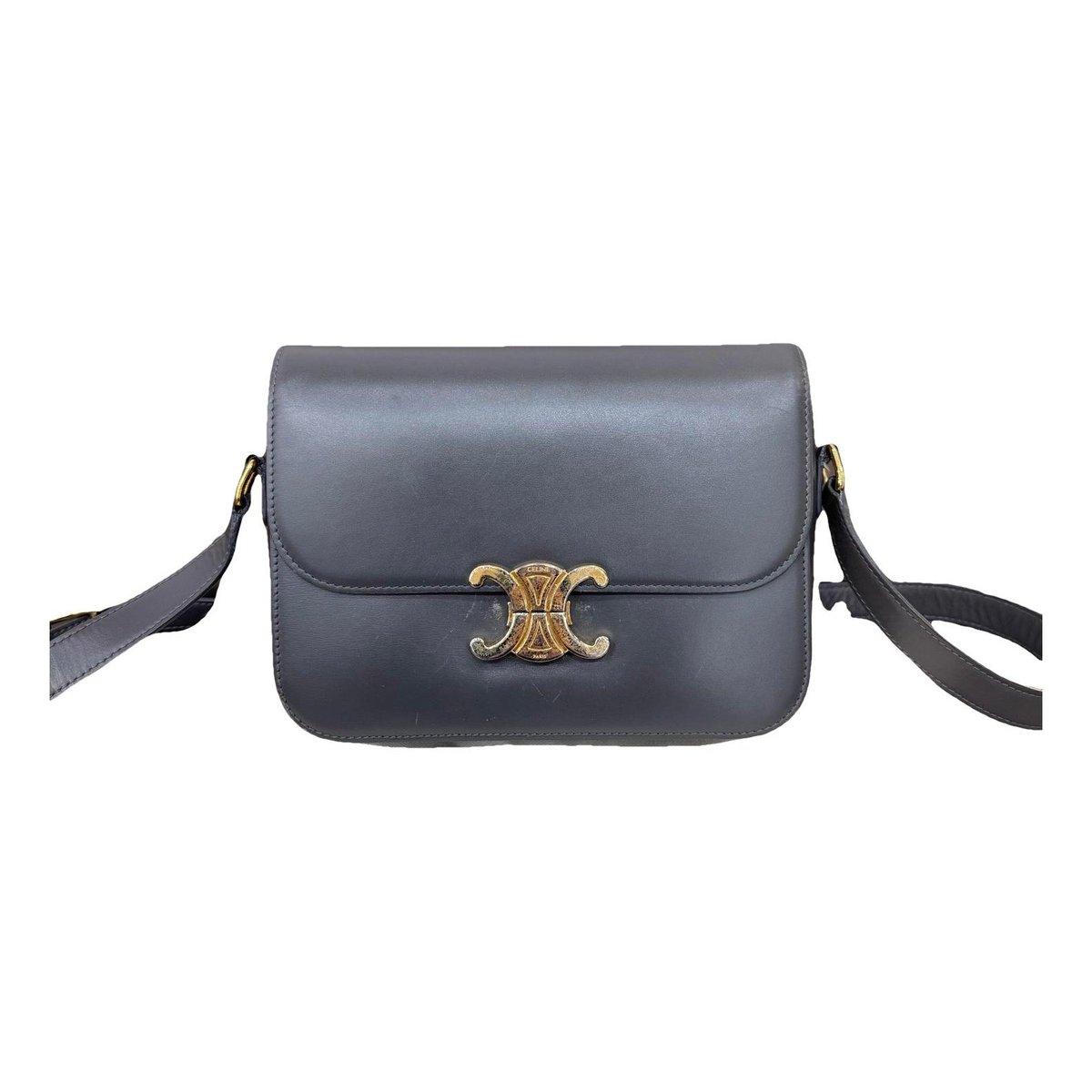Triomphe leather handbag