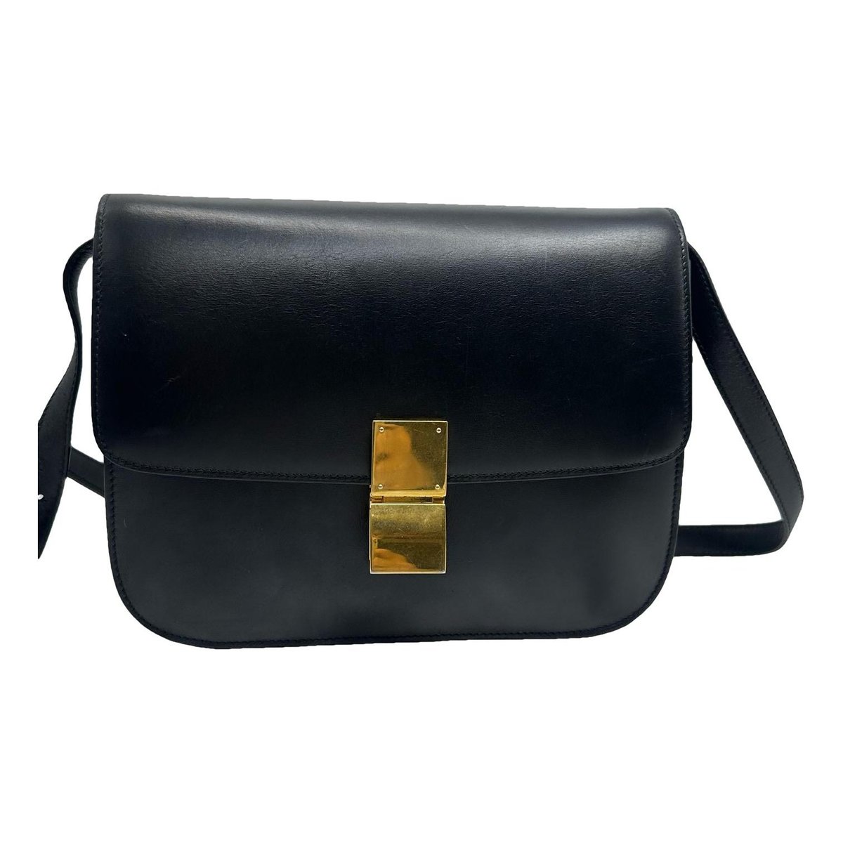 Classic leather crossbody bag