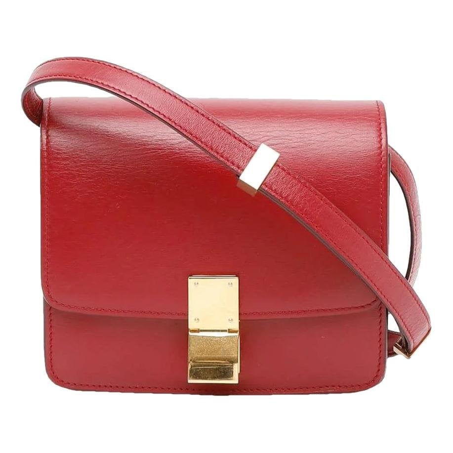 Classic leather crossbody bag