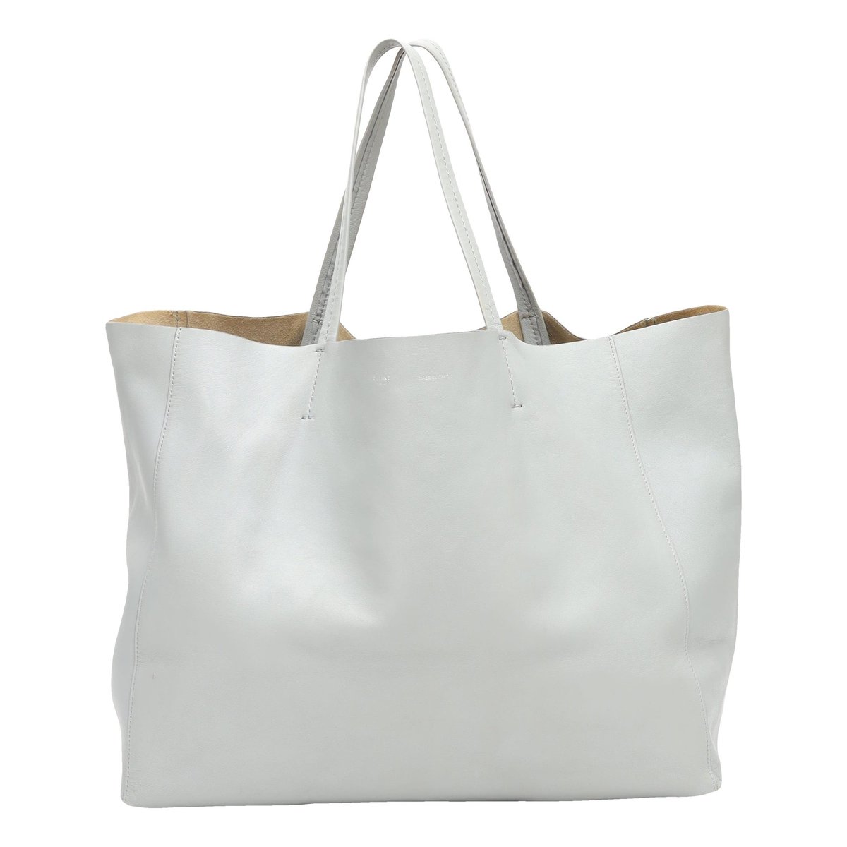 Cabas Horizotal leather tote