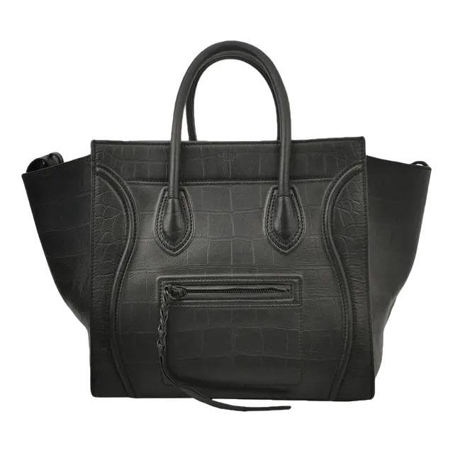 Luggage leather handbag