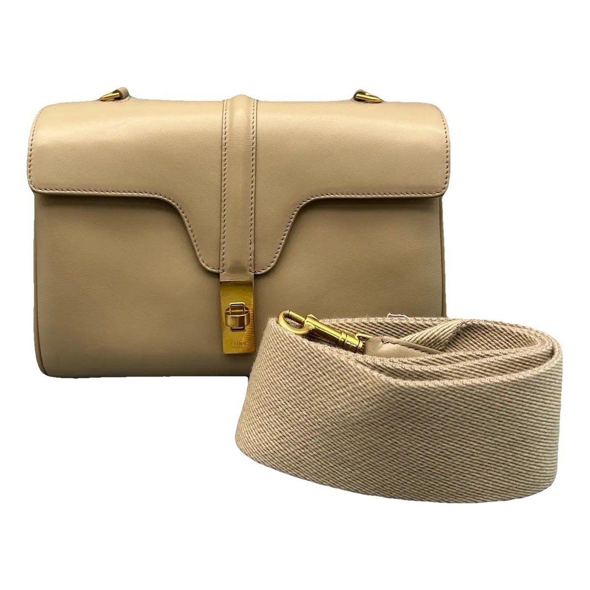 Sac 16 leather crossbody bag