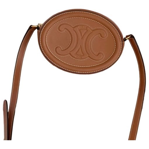 Triomphe leather crossbody bag