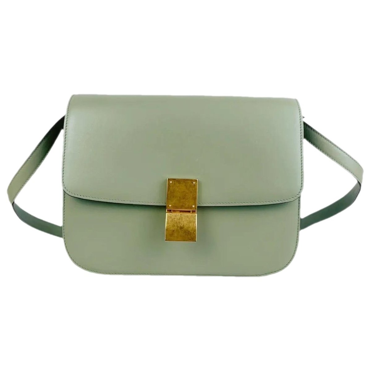 Classic leather crossbody bag