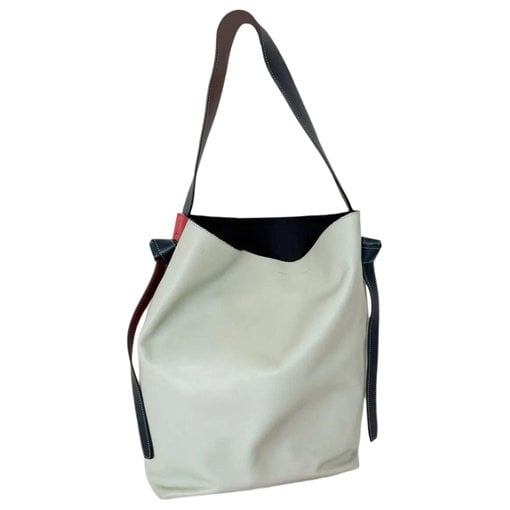 Cabas leather handbag