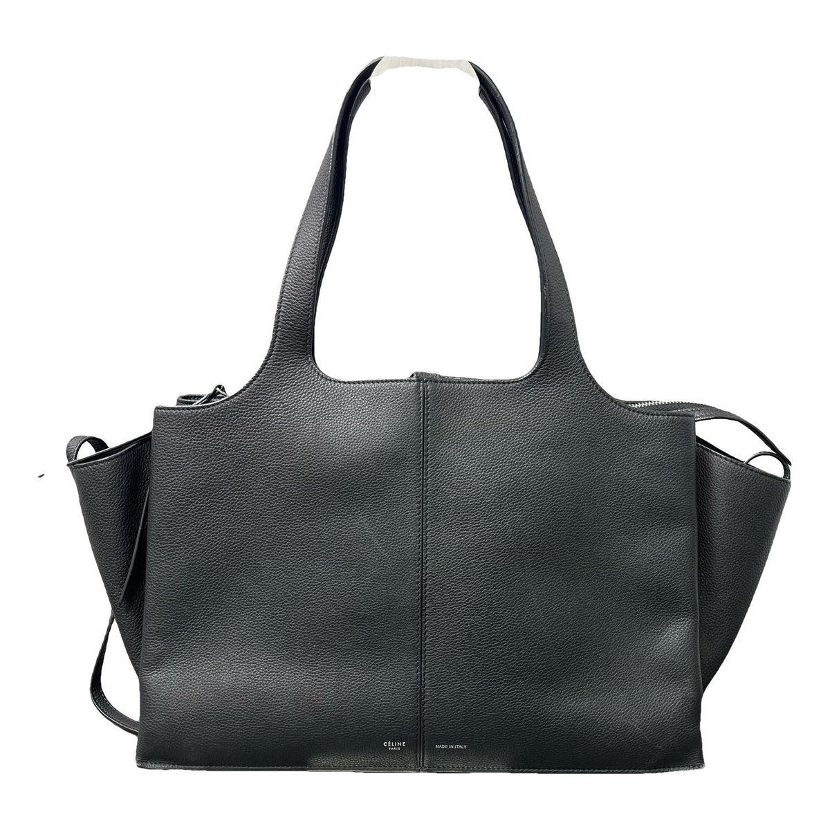 Tri-Fold leather handbag