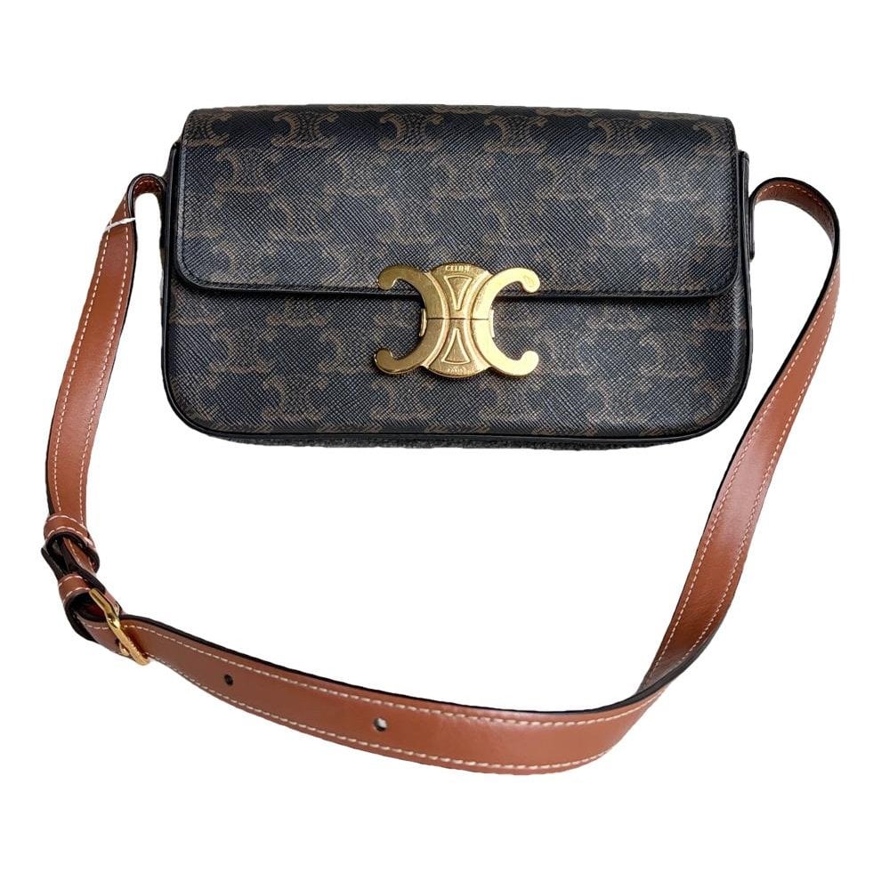 Triomphe Long leather handbag