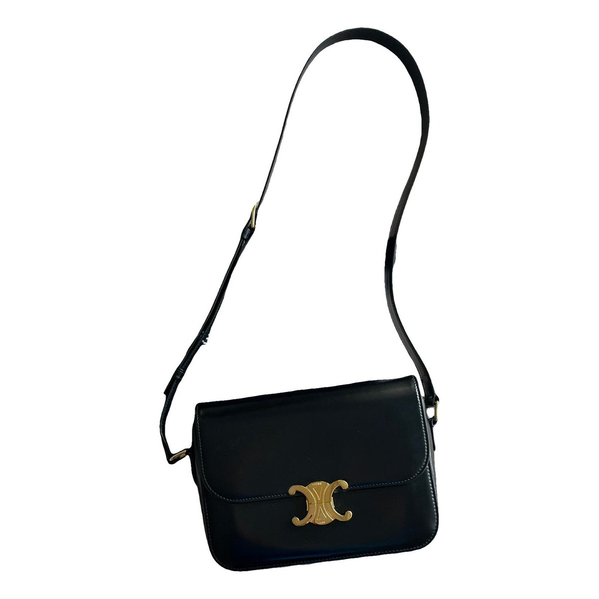 Triomphe leather handbag
