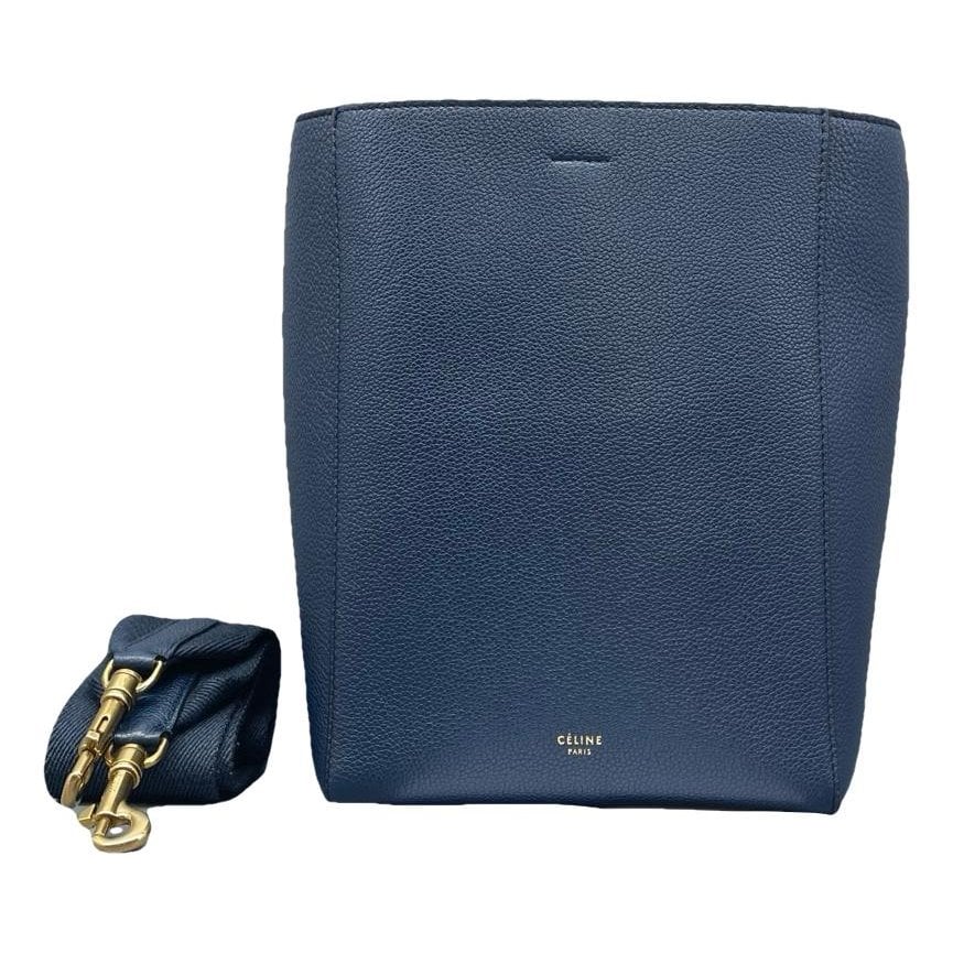 Seau Sangle leather handbag