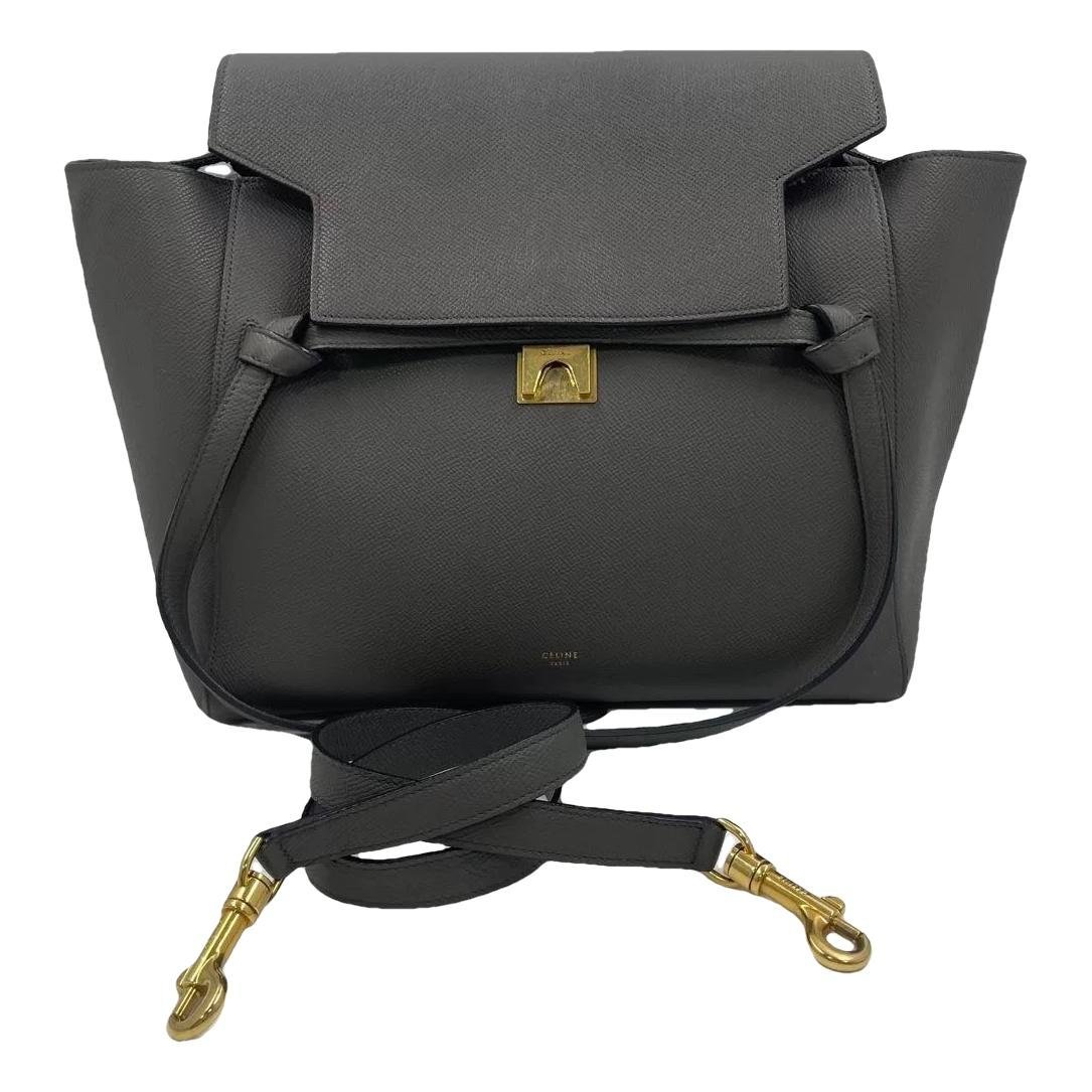 Belt leather handbag