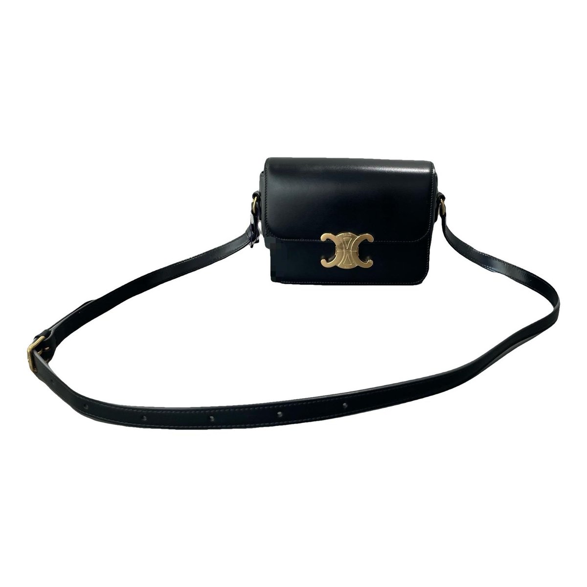 Triomphe leather handbag