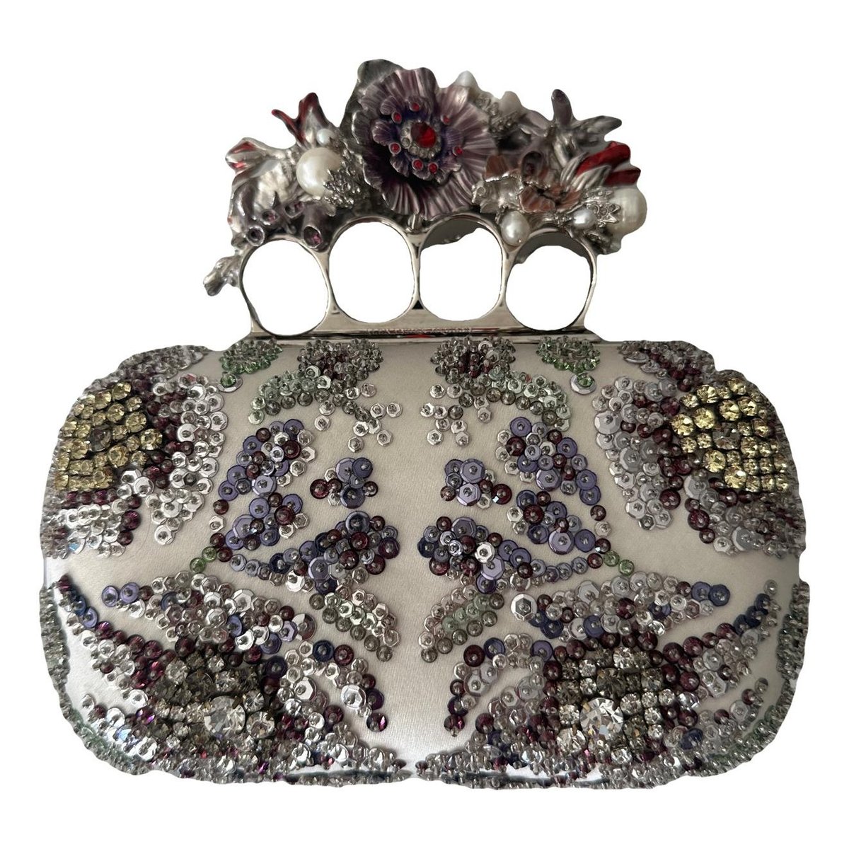 Knuckle silk mini bag