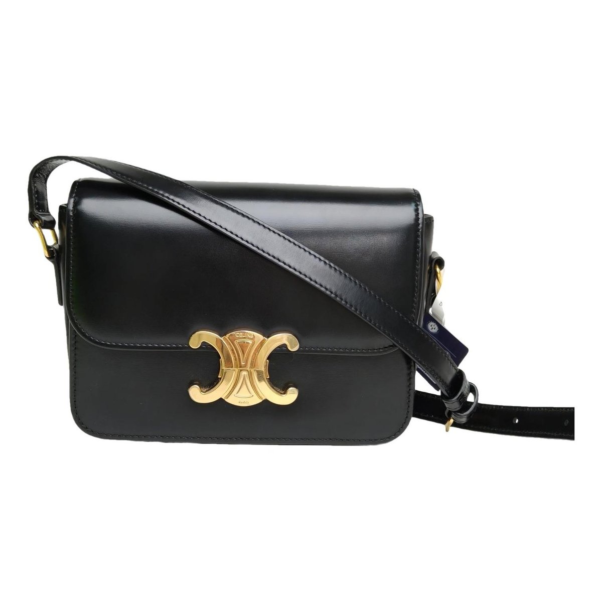 Triomphe leather handbag
